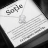 Cadou Sotie – Colier Love Knot Inceput - dalora.ro