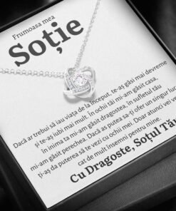 Cadou Sotie – Colier Love Knot Inceput - dalora.ro