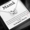 Cadou Mama – Colier Inimi Fiica - dalora.ro