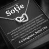 Cadou Sotie – Colier Inimi DECIZIE - dalora.ro