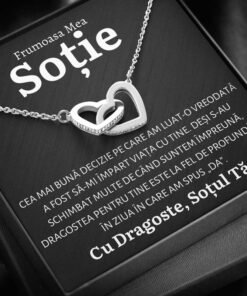 Cadou Sotie – Colier Inimi DECIZIE - dalora.ro