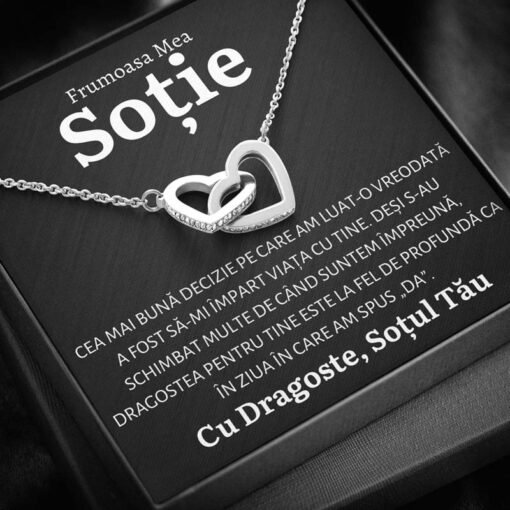 Cadou Sotie – Colier Inimi DECIZIE - dalora.ro