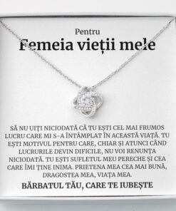 Cadou Femeia Vietii – Colier Love Knot - dalora.ro
