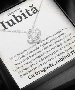 Cadou Iubita – Colier Love Knot Importanta - dalora.ro