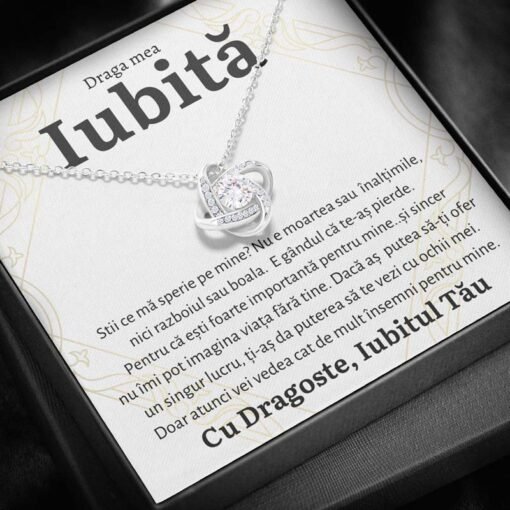 Cadou Iubita – Colier Love Knot Importanta - dalora.ro