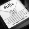 Cadou Sotie – Colier Inimi Inceput - dalora.ro