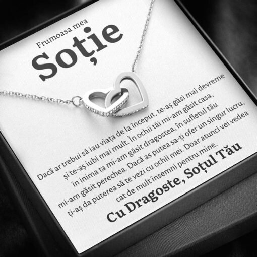 Cadou Sotie – Colier Inimi Inceput - dalora.ro