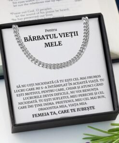 Cadou Barbatul Vietii – Colier Eternal Link - dalora.ro
