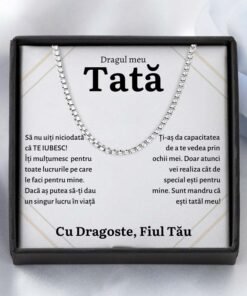 Cadou Tata – Colier Forever Fiu Mandru - dalora.ro