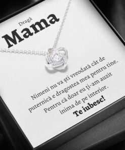 Cadou Mama – Colier Love Knot “Interior” - dalora.ro