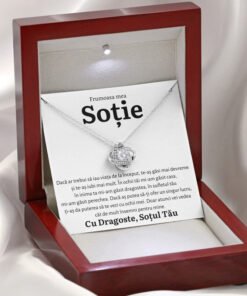 Cadou Sotie Lux – Colier Love Knot III - dalora.ro