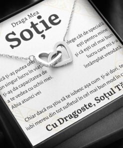 Cadou Sotie – Colier Inimi Mereu - dalora.ro