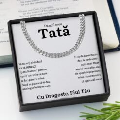 Cadou Tata – Colier Eternal Fiu Mandru - dalora.ro