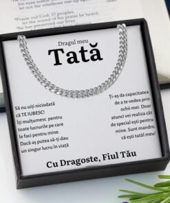 Cadou Tata – Colier Eternal Fiu Mandru - dalora.ro