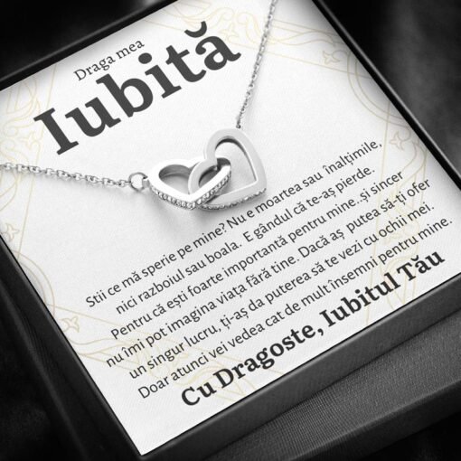 Cadou Iubita – Colier Inimi Importanta - dalora.ro