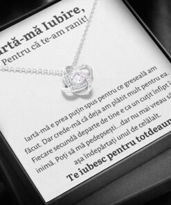 Cadou Iubita – Colier Love Knot – IARTAMA! - dalora.ro