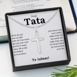 Cadou Tata – Colier Cross Incredere - dalora.ro