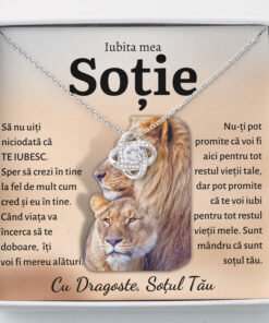 Cadou Sotie – Colier Love Knot Lei - dalora.ro