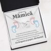 Cadou Mamica – Colier Inimi - dalora.ro