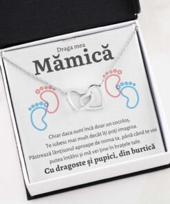 Cadou Mamica – Colier Inimi - dalora.ro