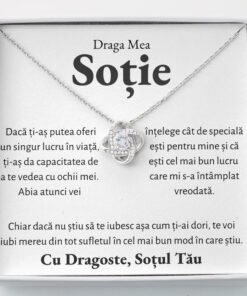 Cadou Sotie – Colier Love Knot Mereu - dalora.ro