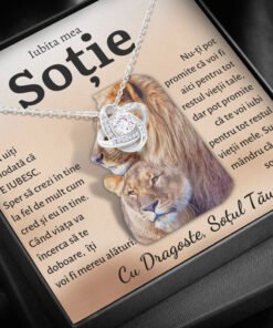 Cadou Sotie – Colier Love Knot Lei - dalora.ro