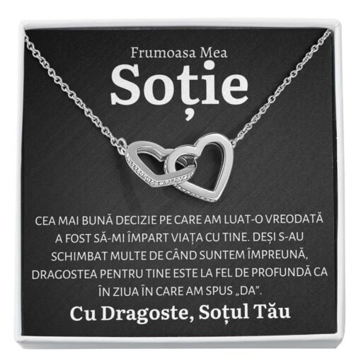 Cadou Sotie – Colier Inimi DECIZIE - dalora.ro