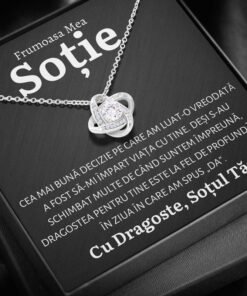 Cadou Sotie – Colier Love Knot DECIZIE - dalora.ro