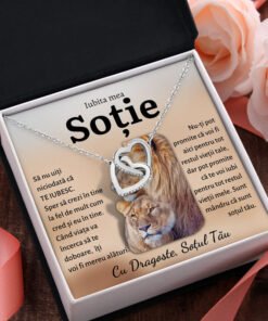 Cadou Sotie – Colier Inimi Lei - dalora.ro
