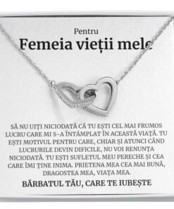Cadou Femeia Vietii – Colier Inimi - dalora.ro