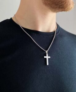 Cadou Tata – Colier Cross Copii - dalora.ro