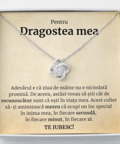 Dragostea – Colier Love Knot - dalora.ro