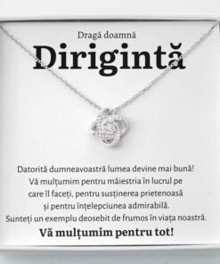 Cadou Diriginta – Colier Love Knot