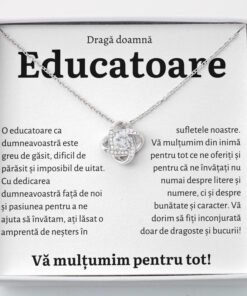 Cadou Educatoare – Colier Love Knot