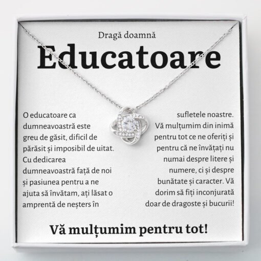 Cadou Educatoare – Colier Love Knot