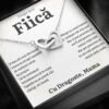 Cadou Fiica – Colier Inimi Mama Curaj