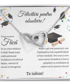 Cadou Absolvire Fiica – Colier Inimi