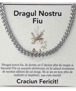 Cadou Fiu – Colier Eternal Link Craciun
