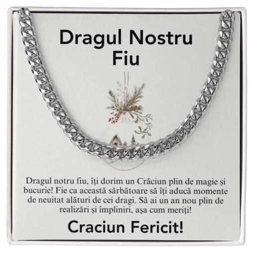 Cadou Fiu – Colier Eternal Link Craciun