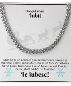 Cadou Iubit – Colier Eternal Link Craciun