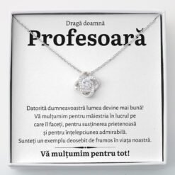 Cadou Profesoara – Colier Love Knot