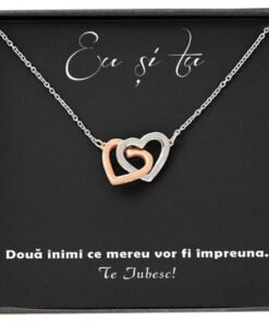 Cadou  – Colier Inimi Tu & Eu