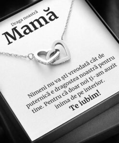 Cadou Mama – Colier Inimi Copii Interior - dalora.ro