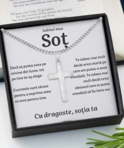 Cadou Sot – Colier Cross - dalora.ro