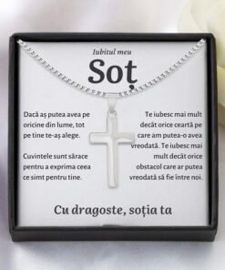 Cadou Sot – Colier Cross - dalora.ro